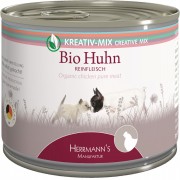100% Bio Huhn 200g Katze Nassfutter Herrmann