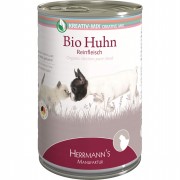 100% Bio Huhn 400g Katze Nassfutter Herrmann