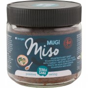 Bio Mugi Miso unpasteurisiert, 350g Schraubglas Makrobiotik TerraSana